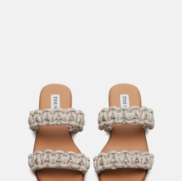 Steve Madden Sparkle Espadrille 9 wide - Picture 2 of 4